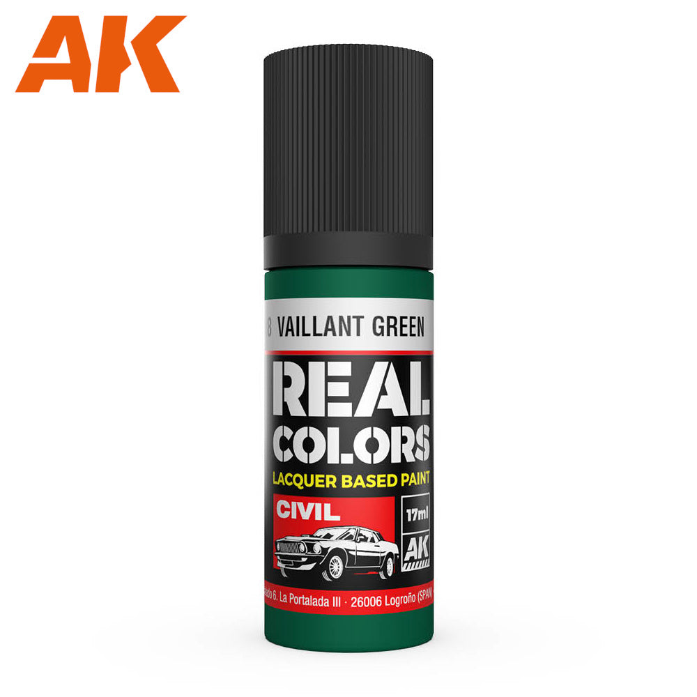 PREORDER AK Interactive - Real Colours -Vaillant Green 17 ml