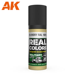 PREORDER AK Interactive - Real Colours -Elfenbein-Ivory Ral 1001 (Interior Color) 17 ml