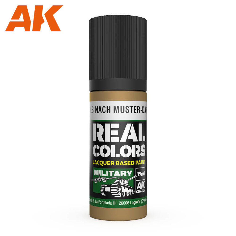 PREORDER AK Interactive - Real Colours -Dunkelgelb Nach Muster-Dark Yellow Acc. To Sample