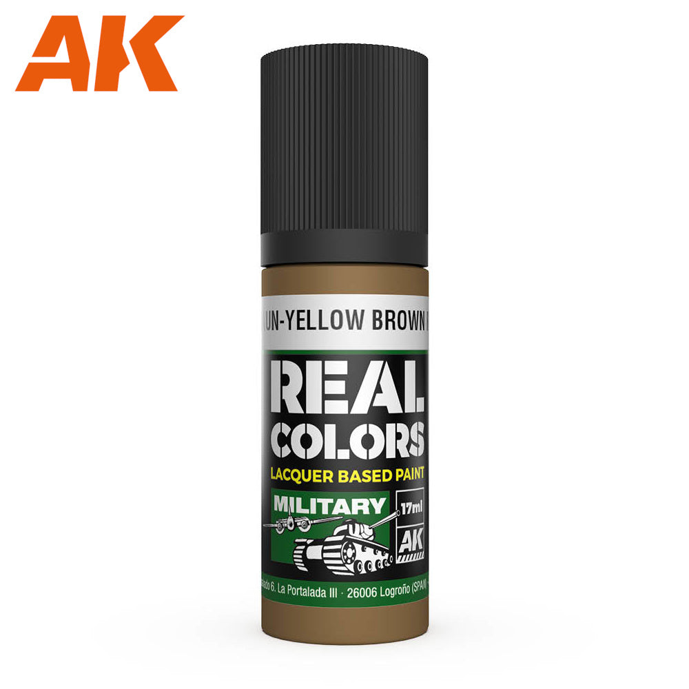 PREORDER AK Interactive - Real Colours -Gelbbraun-Yellow Brown Ral 8000 17 ml
