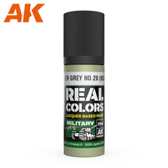 PREORDER AK Interactive - Real Colours -Silver Grey No.28 (Bs381) 17 ml