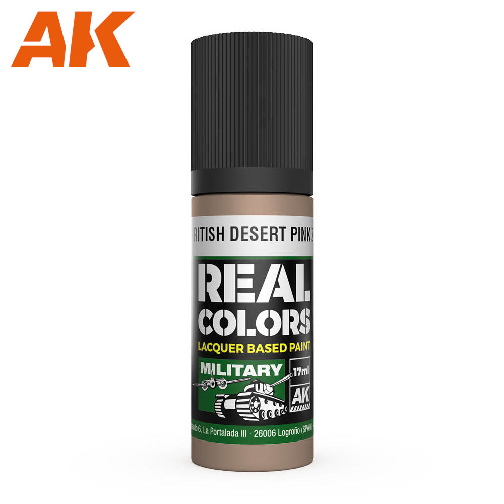 PREORDER AK Interactive - Real Colours -Bristish Desert Pink Zi 17 ml