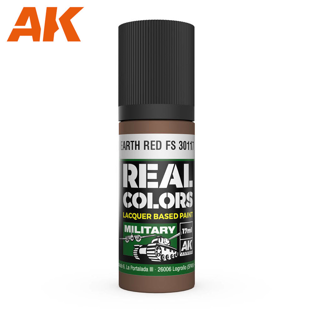 PREORDER AK Interactive - Real Colours -Earth Red Fs 30117 17 ml