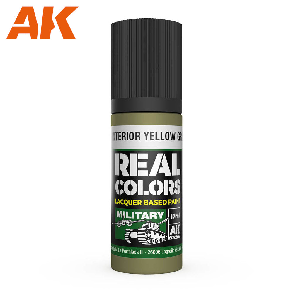 PREORDER AK Interactive - Real Colours -Us Interior Yellow Green 17 ml