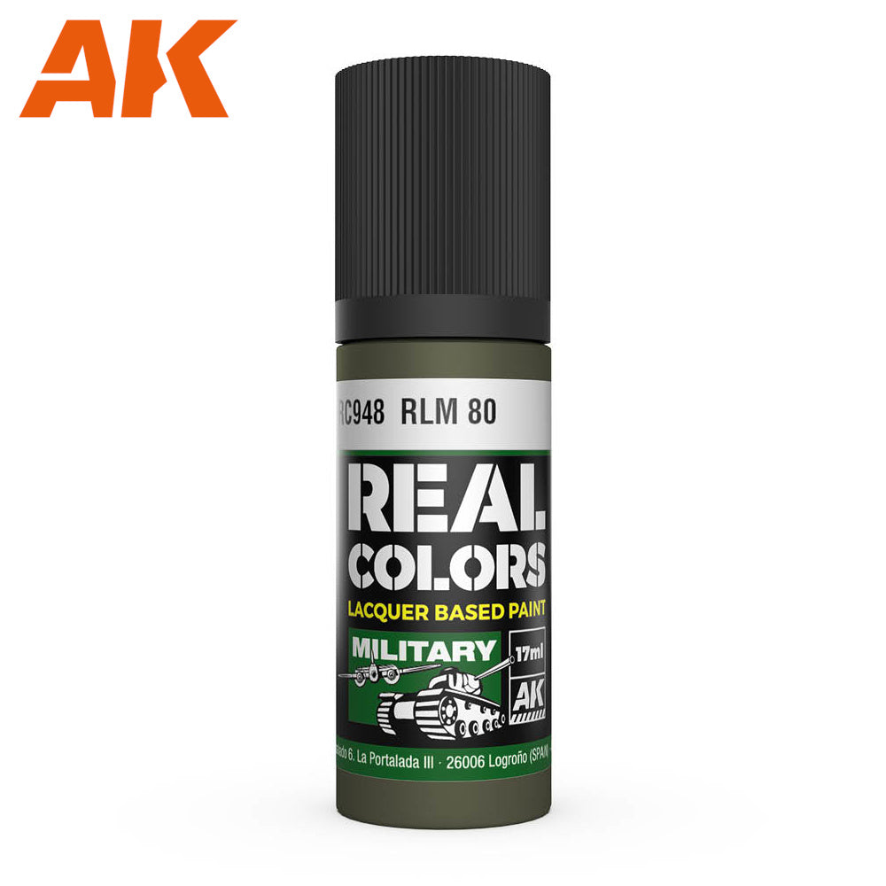 PREORDER AK Interactive - Real Colours -Rlm 80 17 ml