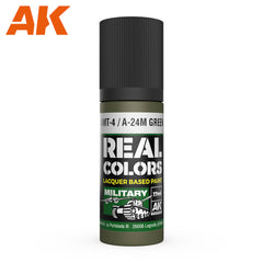 PREORDER AK Interactive - Real Colours -Amt-4 / A-24M Green 17 ml