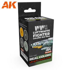 PREORDER AK Interactive - Real Colours -Luftwaffe Fighter Colors 1941-1944 Set