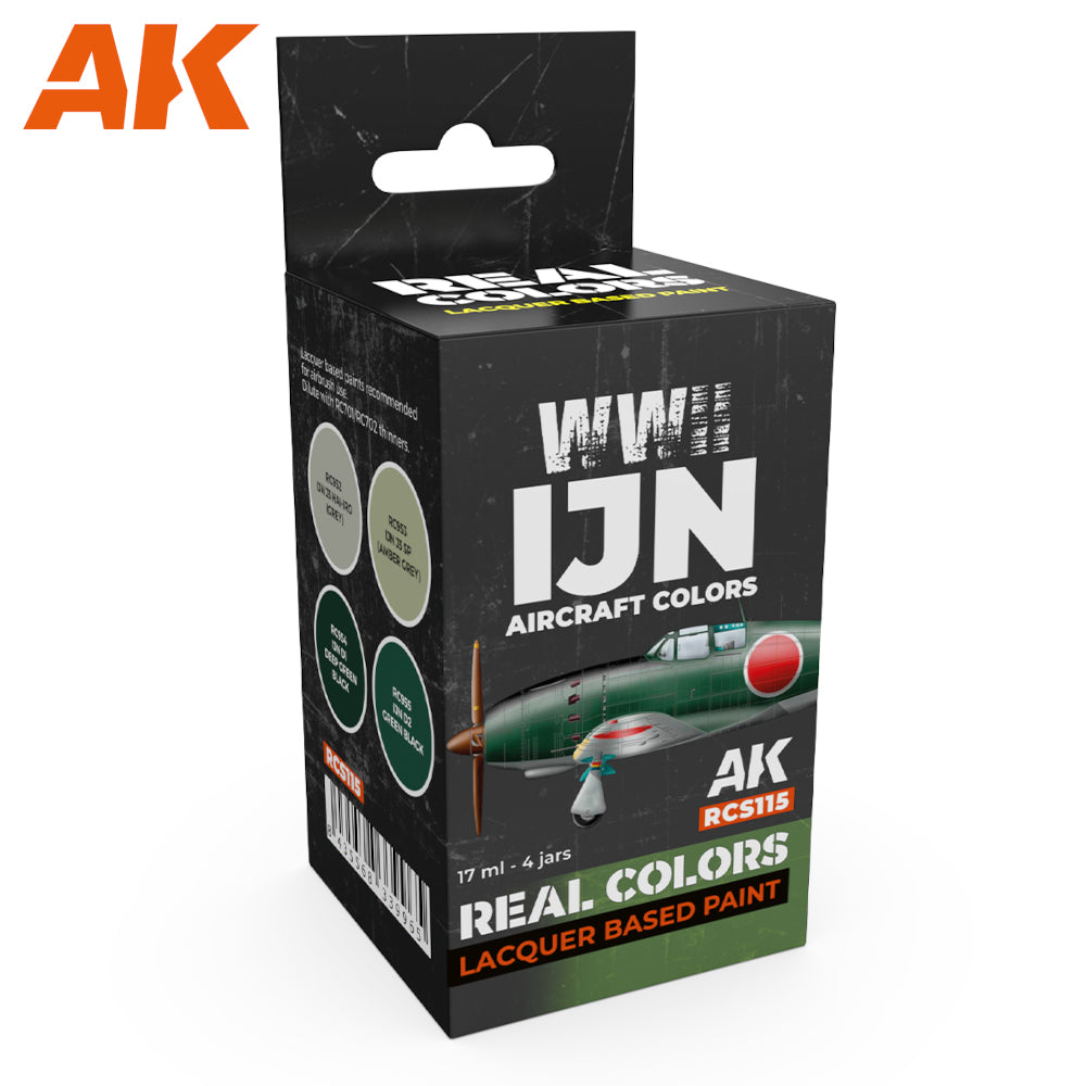 PREORDER AK Interactive - Real Colours -Wwii Ijn Aircraft Colors Set