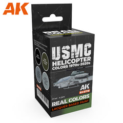 PREORDER AK Interactive - Real Colours -Usmc Helicopter Colors 1970S-Today Set