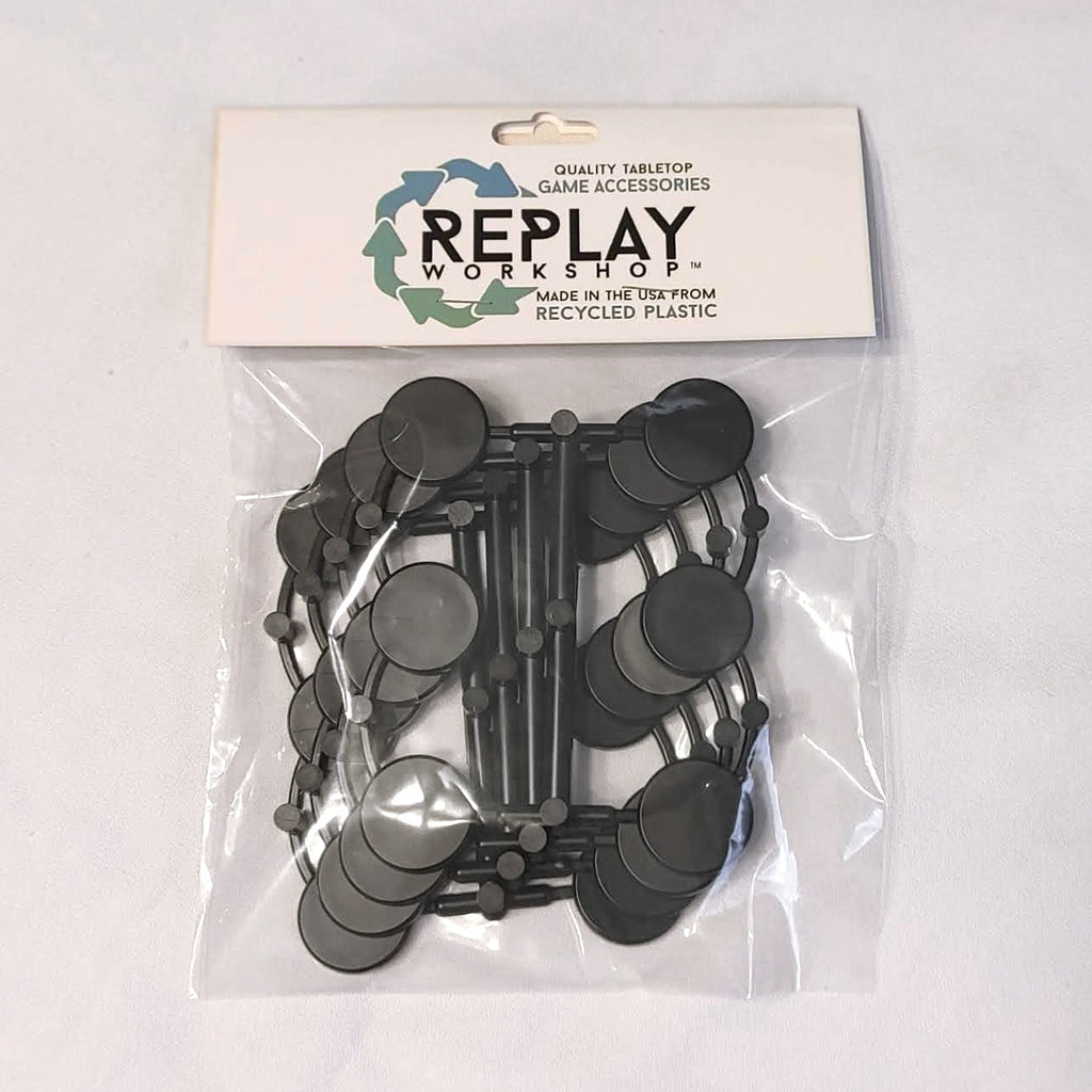 Replay: Recycled Plastic Miniatures Bases 1 Round