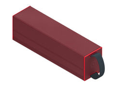 PREORDER Heavy Play: RFG Deckbox CARRIER 500 DS: Barbarian Red