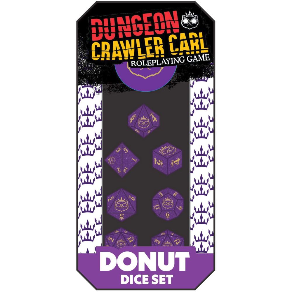 PREORDER Dungeon Crawler Carl RPG - Princess Donut Dice Set