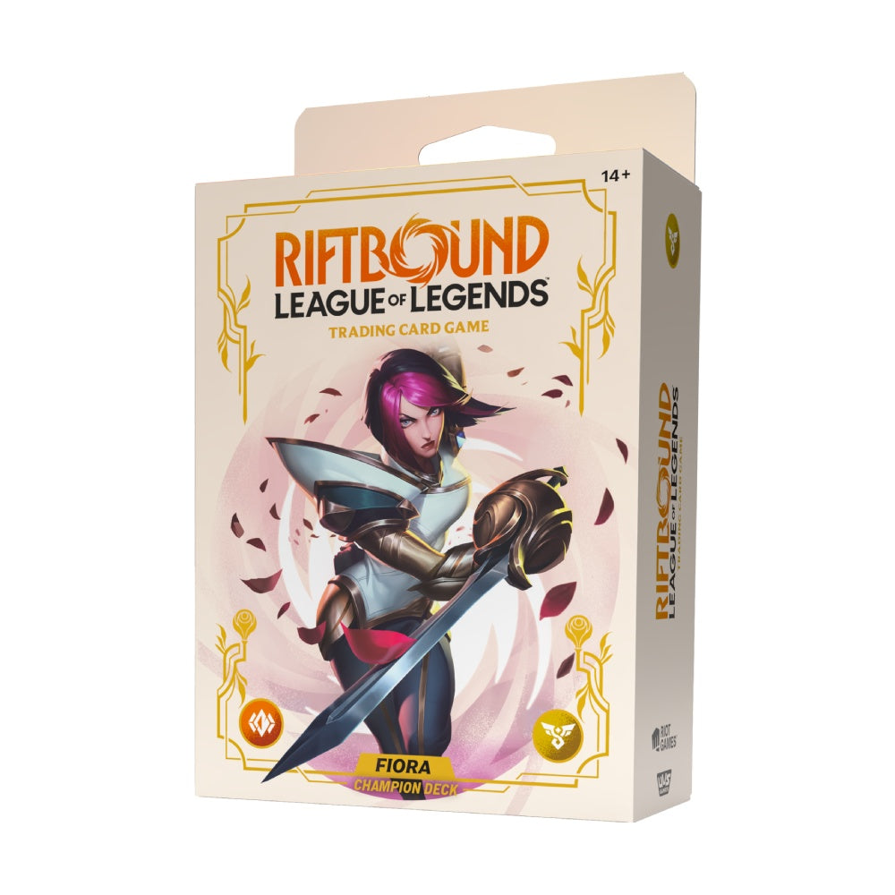 PREORDER Riftbound: League of Legends TCG  Champion Deck Display  Spiritforged: Fiora
