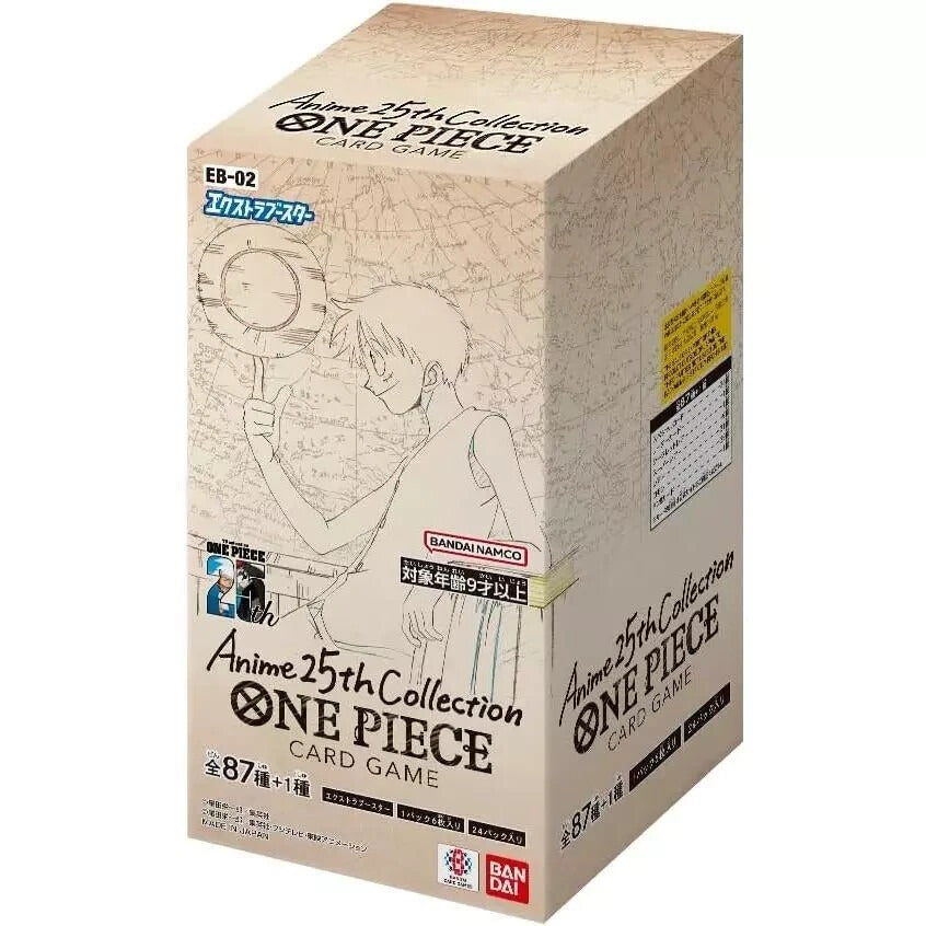 One Piece Anime 25th collection EB-02 Japanese Booster Box