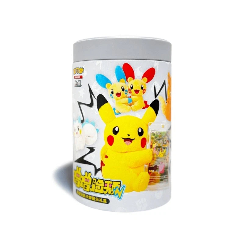 Pokemon TCG Nuzzle Cheeks Plush & Simplified Chinese Booster Pack Blind Gift Box