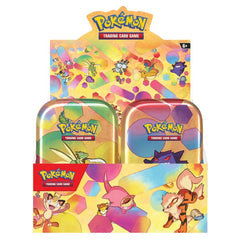 Pokemon TCG 151 Mini Tins Set of 10 Units Sealed Display