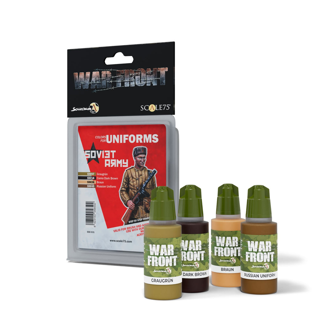 PREORDER Scale 75 - Warfront - Soviet Army  Paint Set