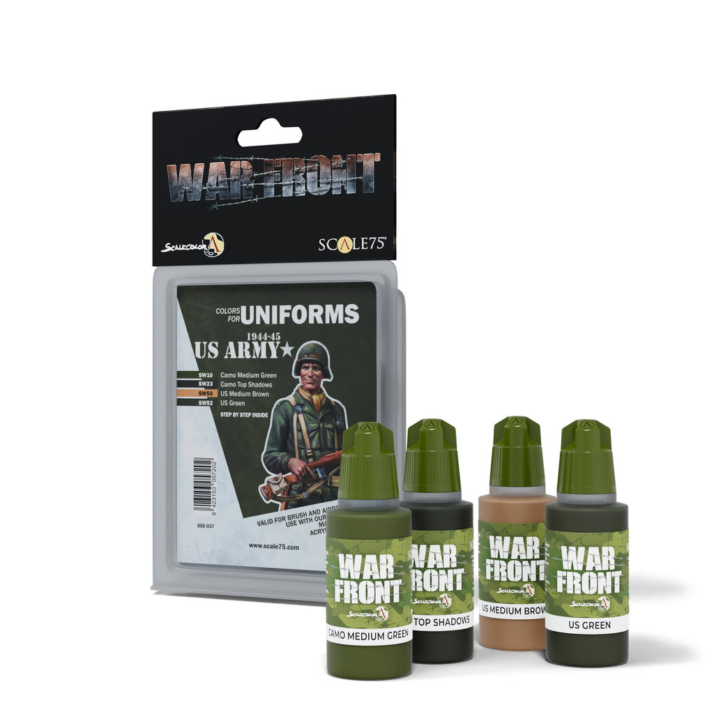 PREORDER Scale 75 - Warfront - Us Army 1944-1945  Paint Set