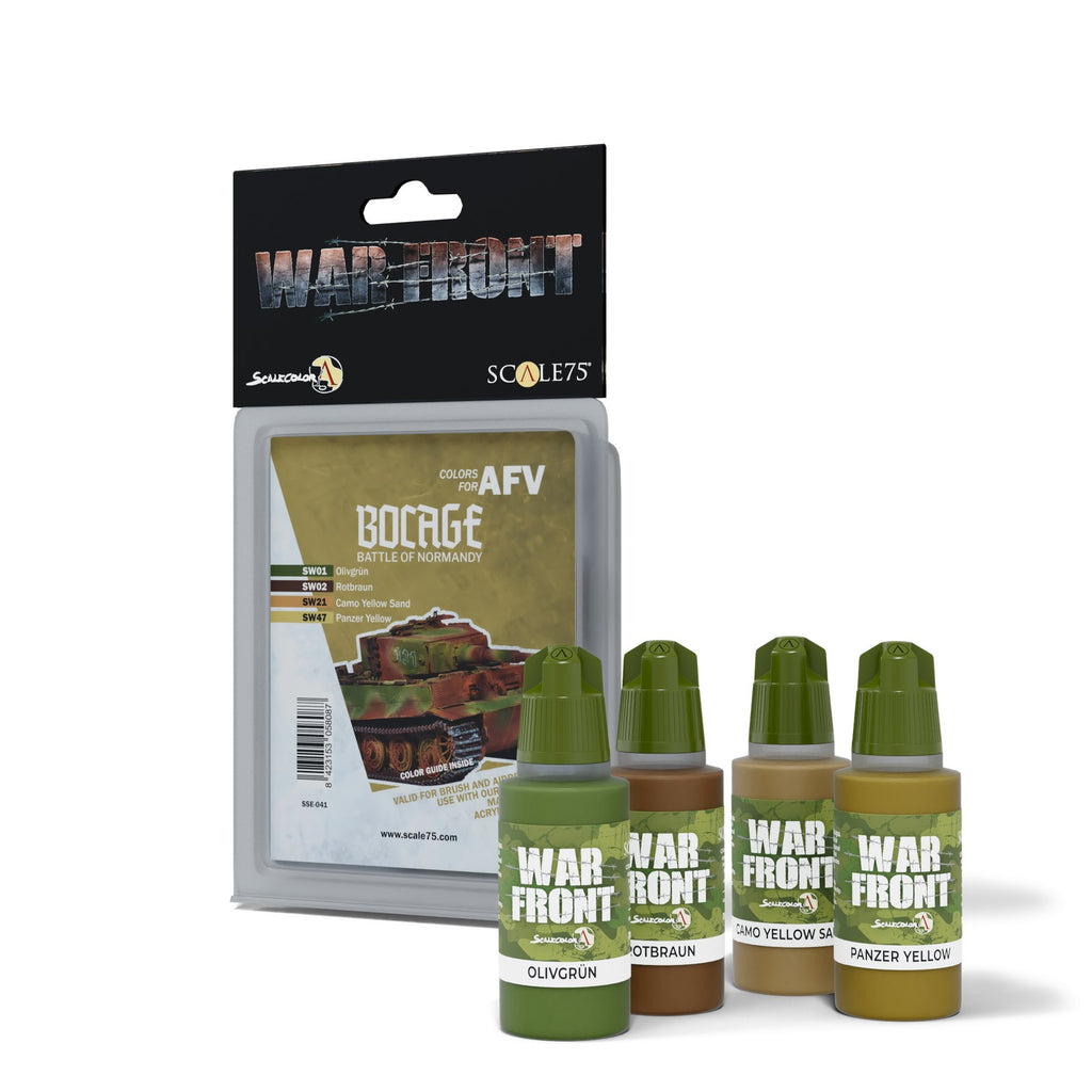 PREORDER Scale 75 - Warfront - Bocage Battle Of Normandy  Paint Set