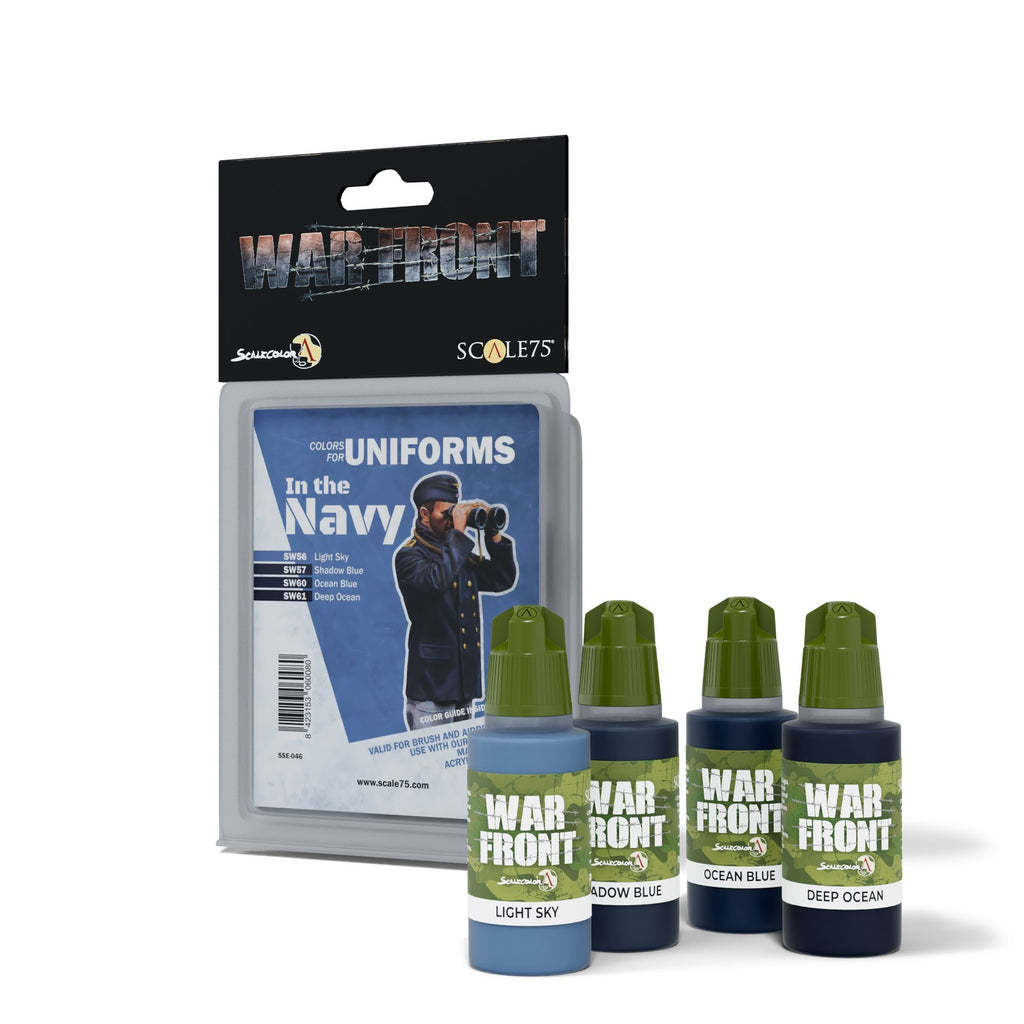 PREORDER Scale 75 - Warfront - In The Navy Paint Set