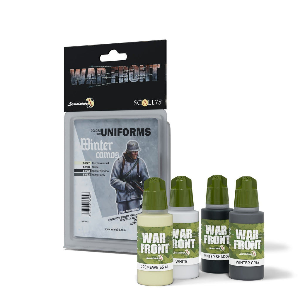 PREORDER Scale 75 - Warfront - Winter Camos Paint Set