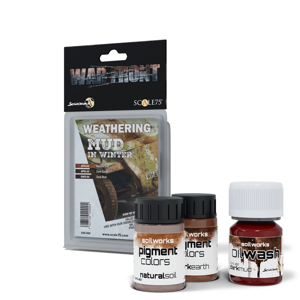 PREORDER Scale 75 - Warfront - Get Dirty - Mud In Winter Paint Set