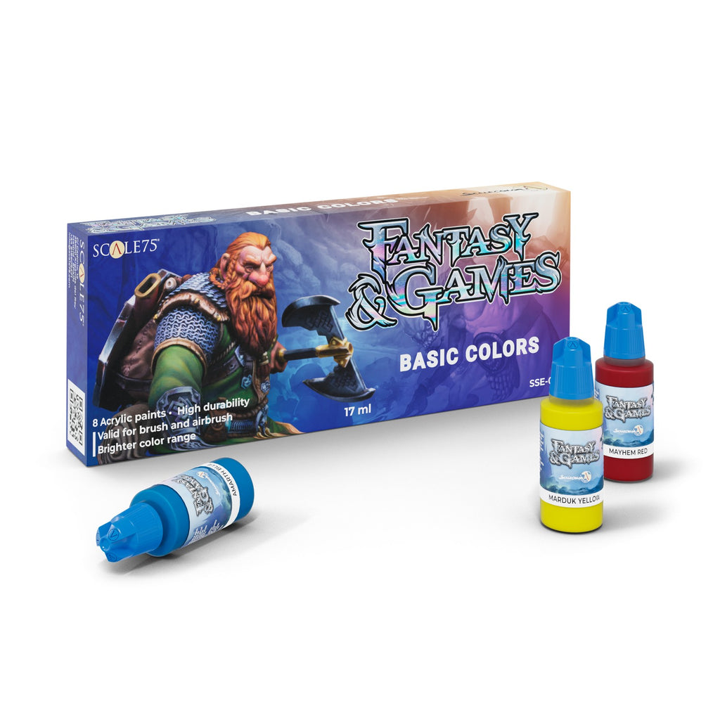 Scale 75 - Fantasy Colours - Basic Colors Paint Set