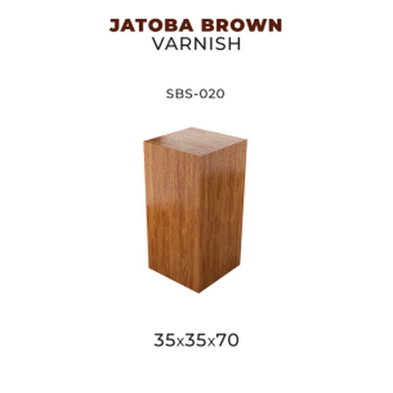 PREORDER Scale 75 - Bases - Jatoba Brown Varnish-35X35X70