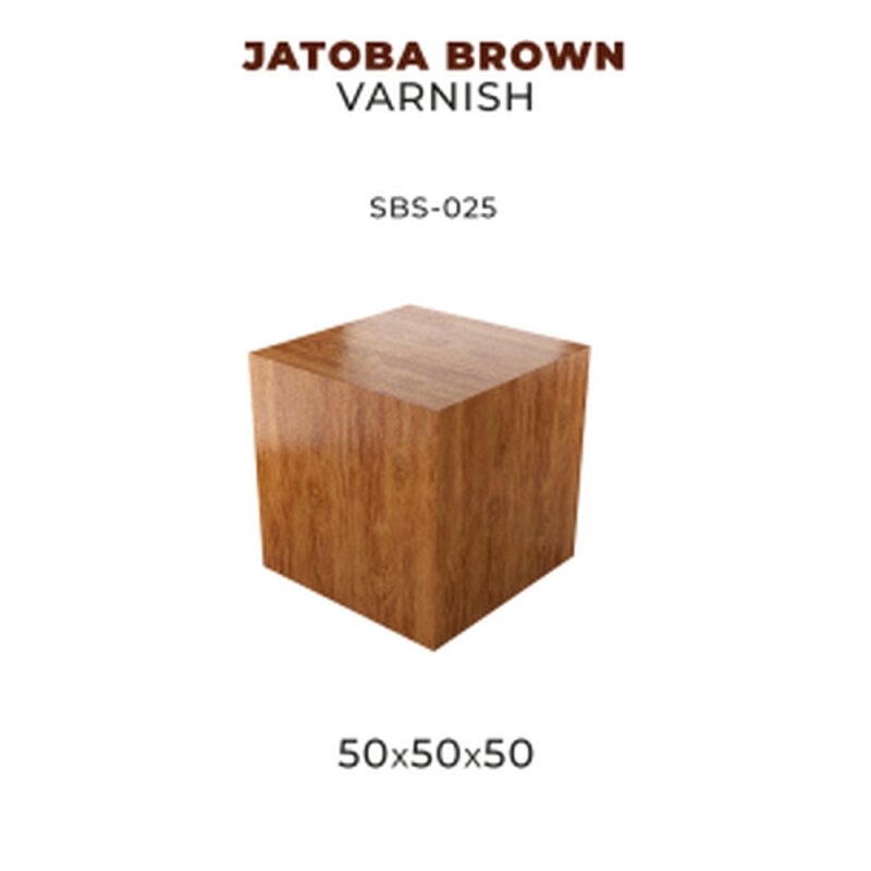 PREORDER Scale 75 - Bases - Jatoba Brown Varnish-50X50X50