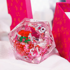 Sirius Dice - Valentines Rose Large D20