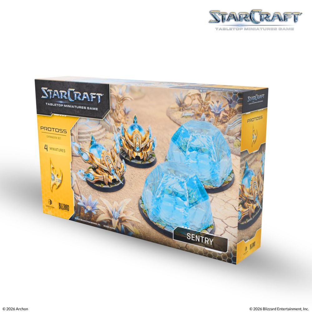 PREORDER Starcraft Miniatures Games: Protoss - Sentry - Expansion Set