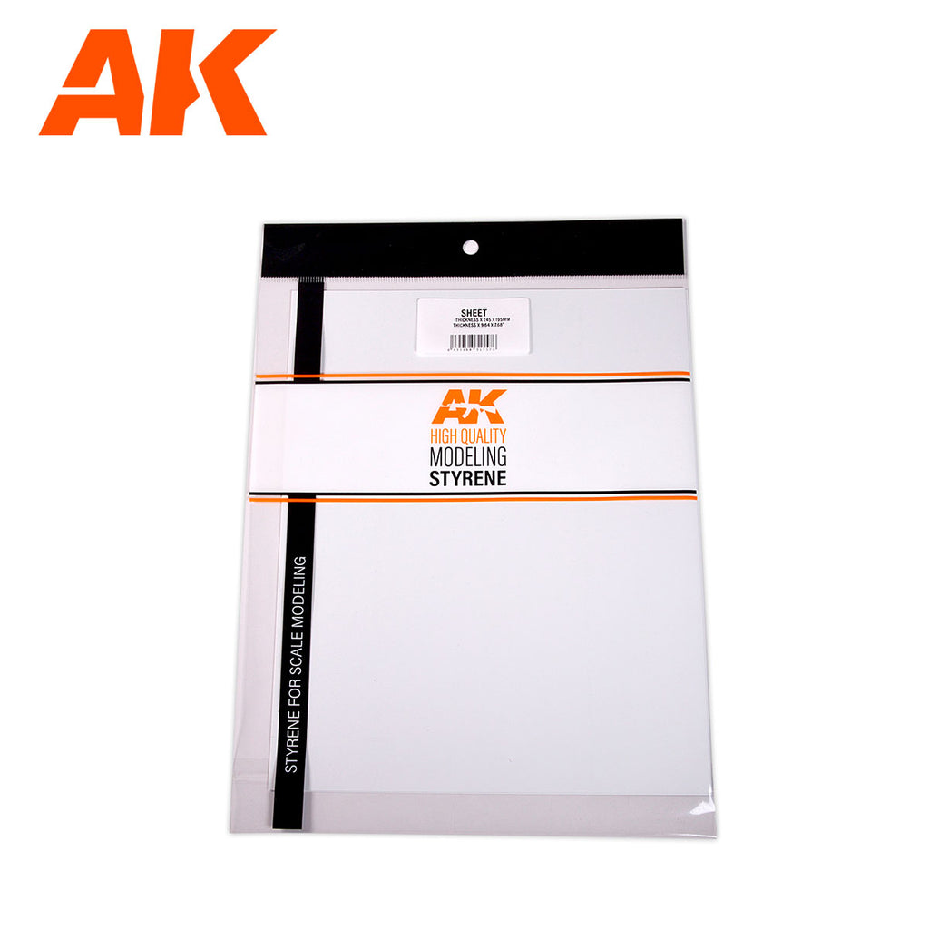 PREORDER AK Interactive - Styrene  - 1.5mm Thickness X 245 X 195mm