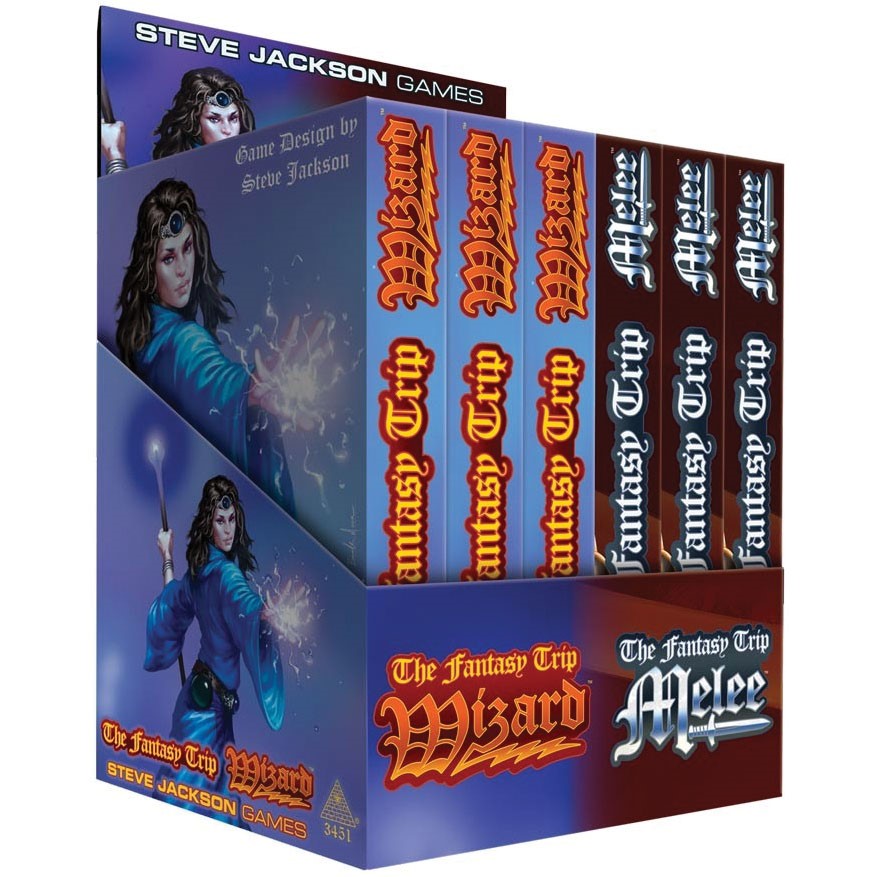 PREORDER The Fantasy Trip Melee and Wizard POP Display
