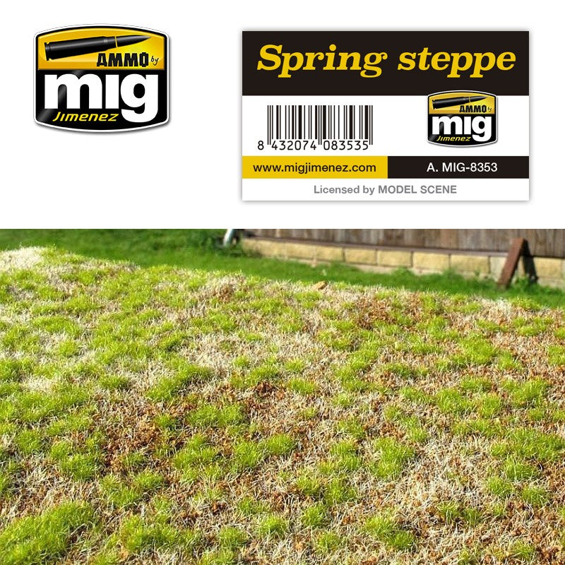 Ammo by MIG -  Dioramas - Grass Mats - Spring Steppe