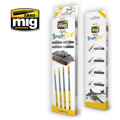 Ammo by MIG -  Brushes - Starter Brush Set