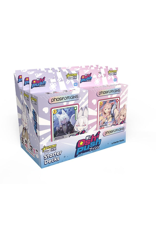 PREORDER Oshi Push TCG: Gen One Starter Deck Display