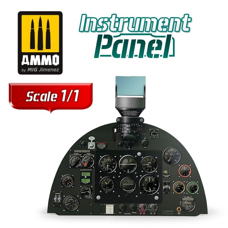 PREORDER Ammo by MIG - Instrument Panel - Supermarine Spitfire Mk. Vb  Instrument Panel 1/1 Scale