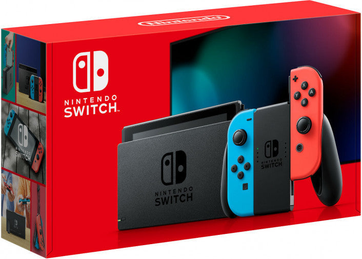 SWI Nintendo Switch Console - Neon Blue/Neon Red