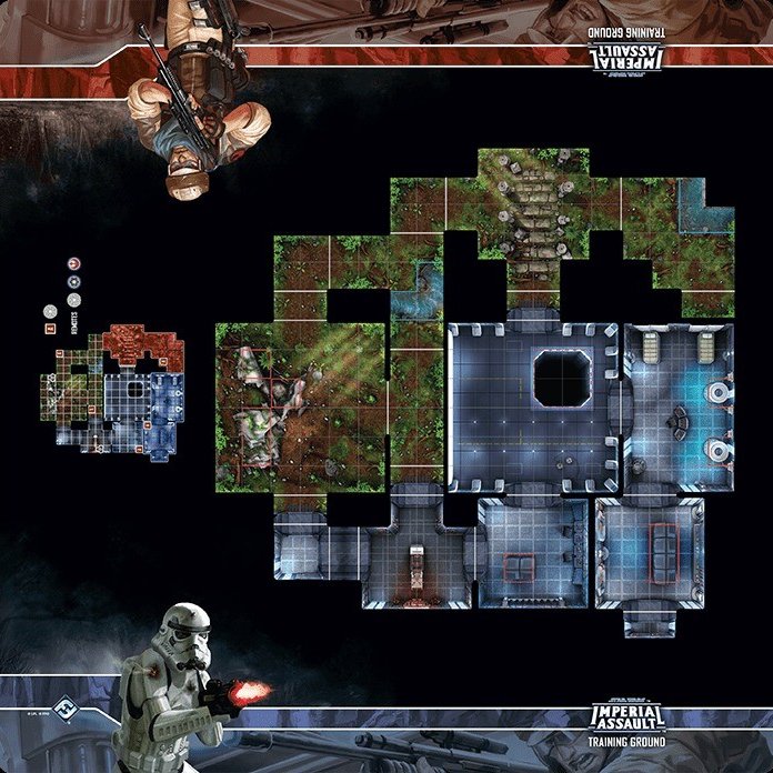 PREORDER Star Wars Imperial Assault  Training Ground Skirmish Map