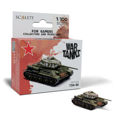 PREORDER Scale 75 - Figures - War Tanks - T34/85 1:100