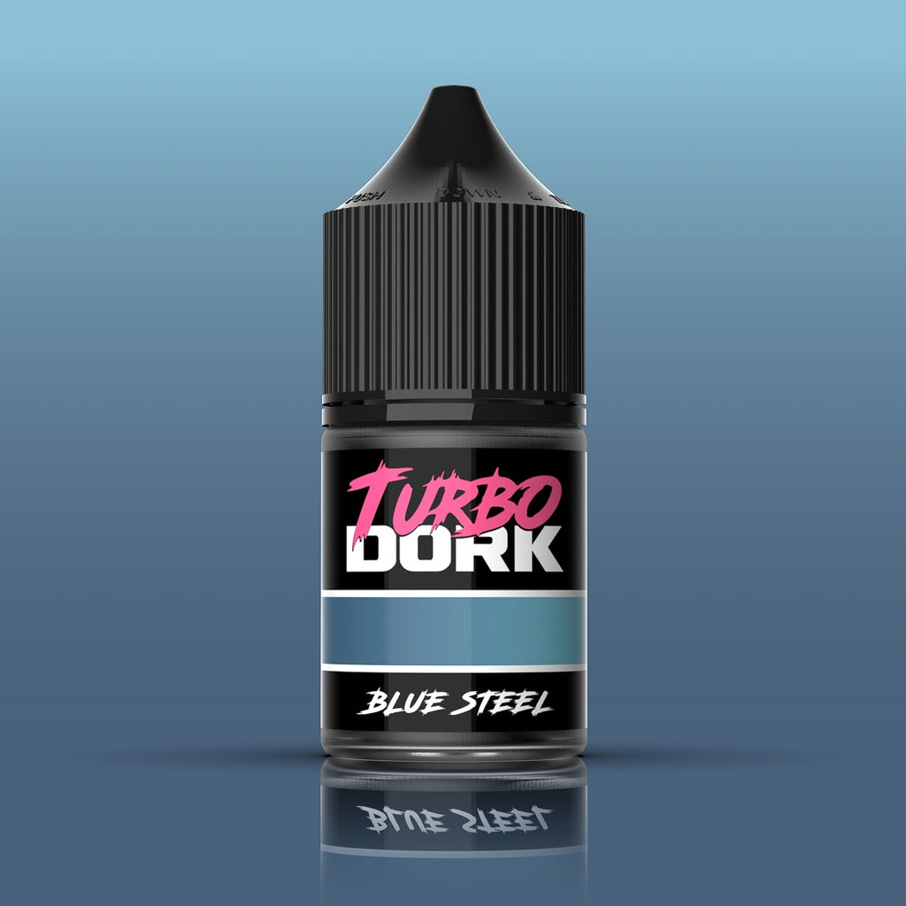 PREORDER Turbo Dork - Blue Steel Metallic Acrylic Paint 22ml Bottle