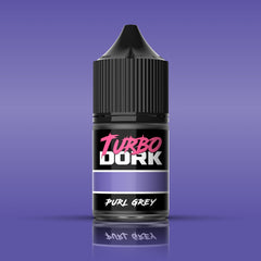 PREORDER Turbo Dork - Purl Grey Metallic Acrylic Paint 22ml Bottle