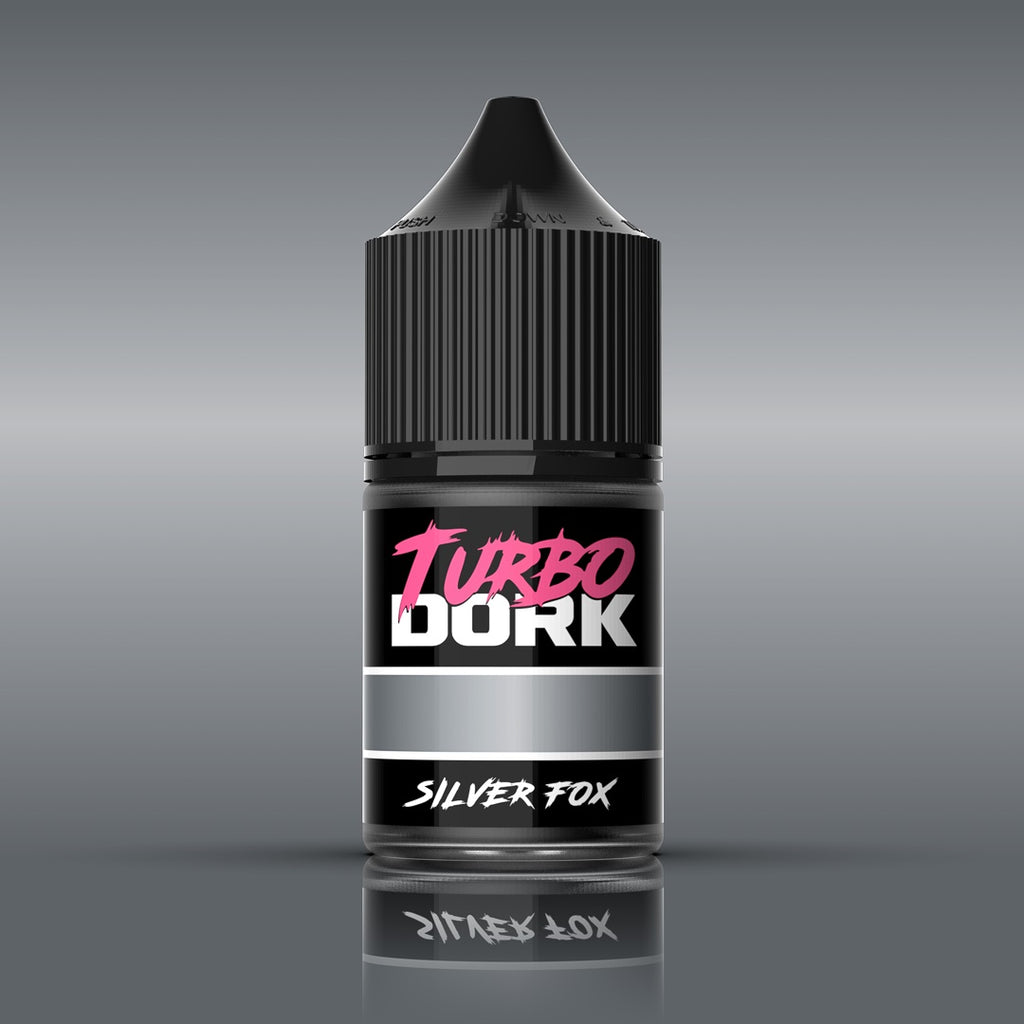 PREORDER Turbo Dork - Silver Fox Metallic Acrylic Paint 22ml Bottle