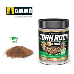 PREORDER Ammo by MIG -  Dioramas - Terraform Cork Rock - Crushed Brick Thin 100ml