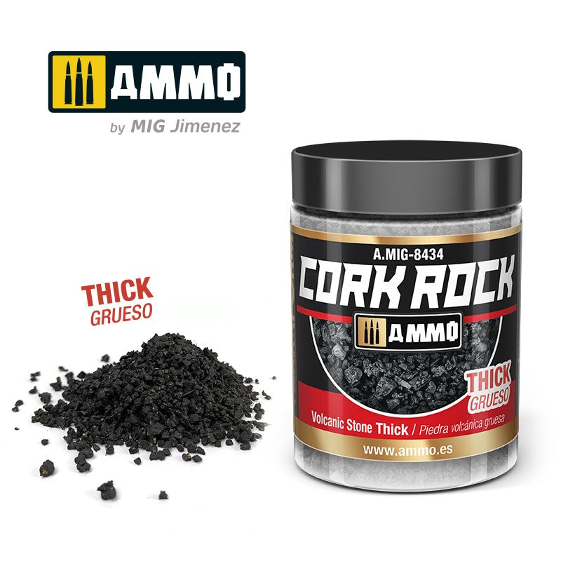 PREORDER Ammo by MIG -  Dioramas - Terraform Cork Rock - Volcanic Rock Thick 100ml