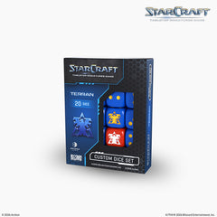 PREORDER Starcraft Miniatures Games: Terran - Custom Dice Set - Faction Dice