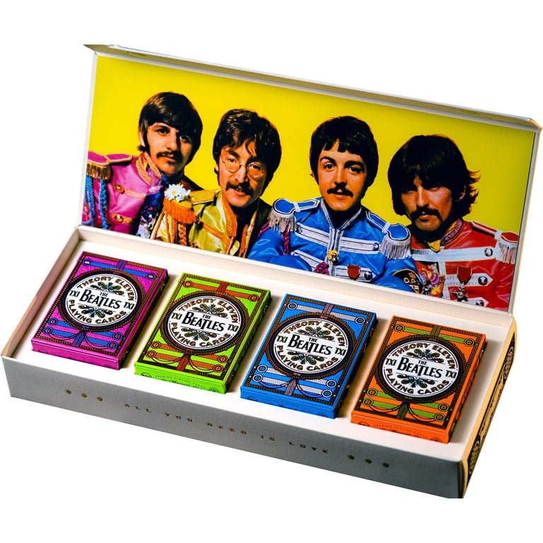 theory11 The Beatles Luxury Box Set (includes one of each color - four decks)