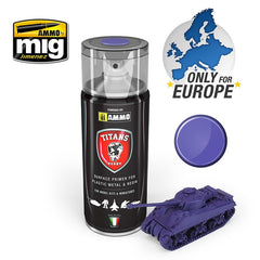 PREORDER Ammo by MIG - Titans Hobby - Aerosol Spray - Magic Purple Matt Primer 400ml