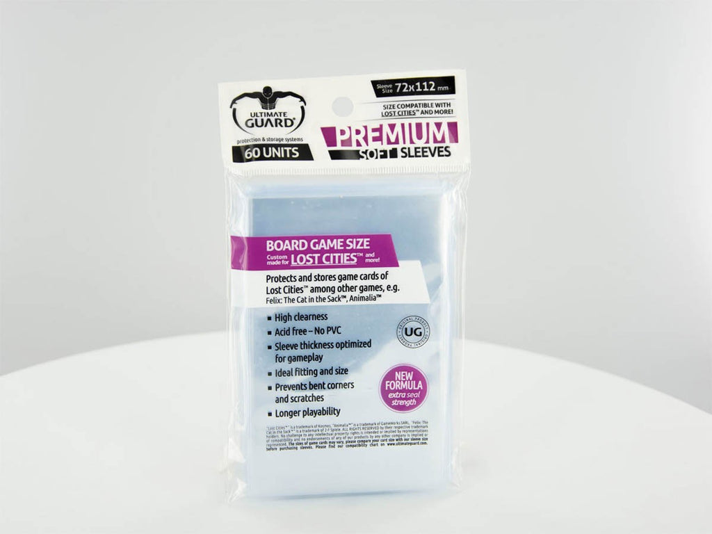 Ultimate Guard: Board Game Sleeves  Premium Soft  Lost Cities