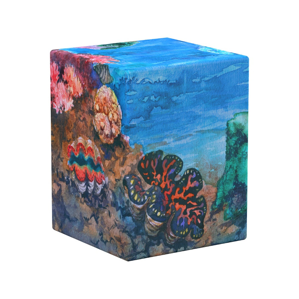 PREORDER Ultimate Guard: Deck Box  Boulder 100+  Earth Day 2026: Coral Places  Seablue Hush